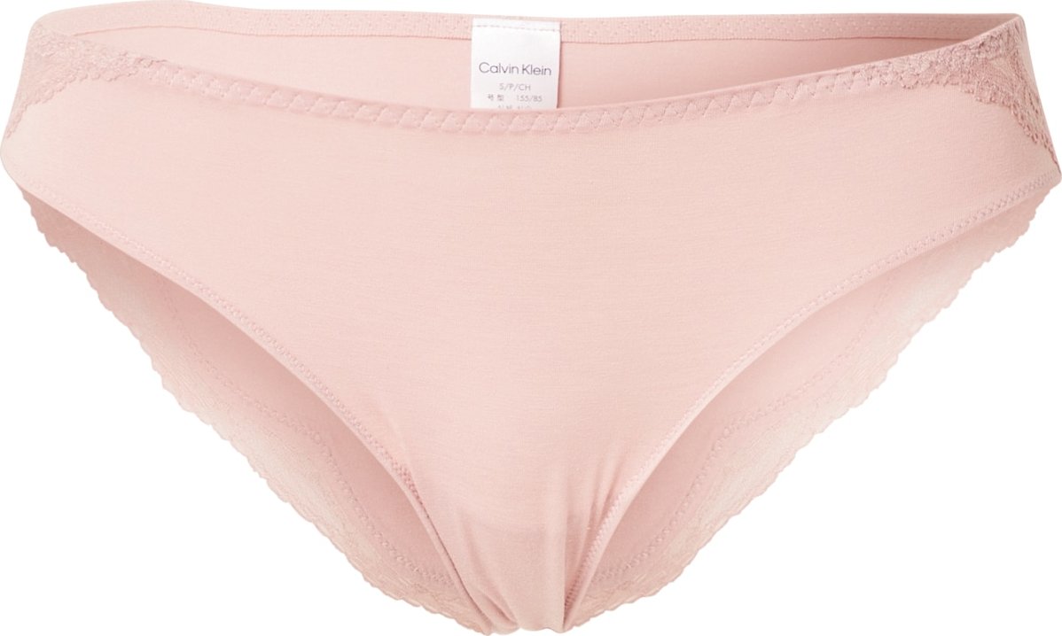 Calvin Klein Underwear Kalhotky pastelově růžová