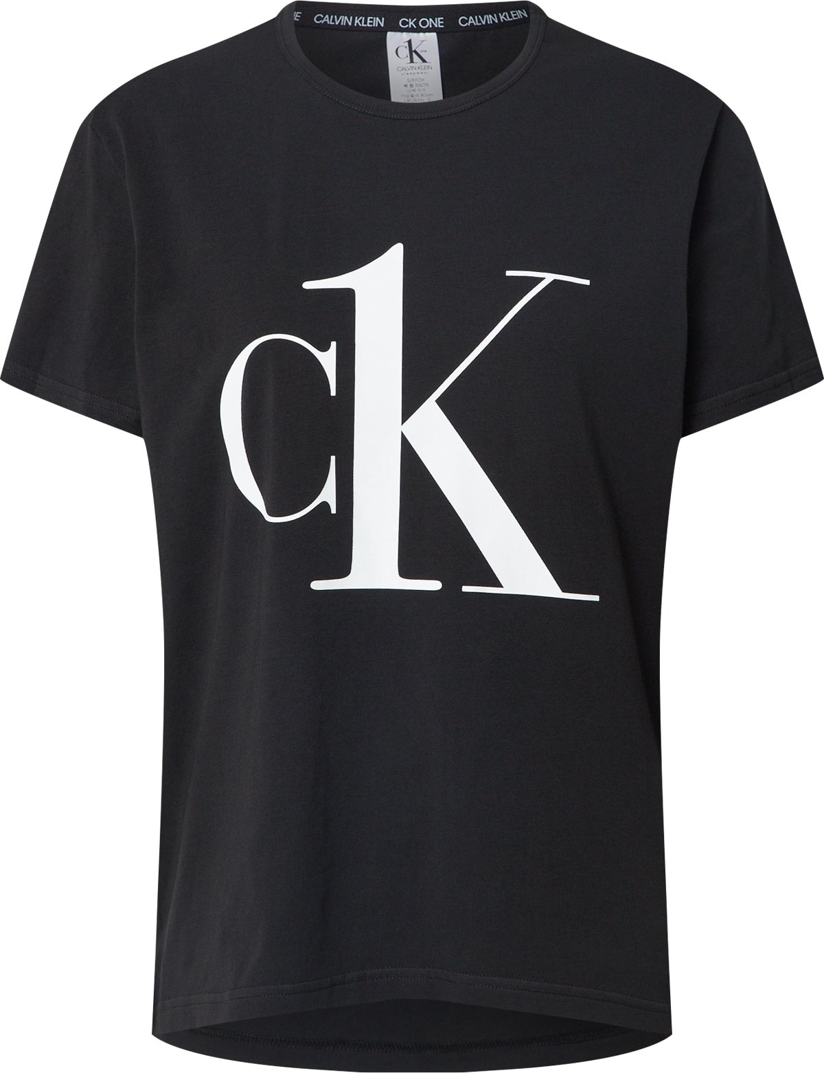 Calvin Klein Underwear Tričko na spaní černá / bílá