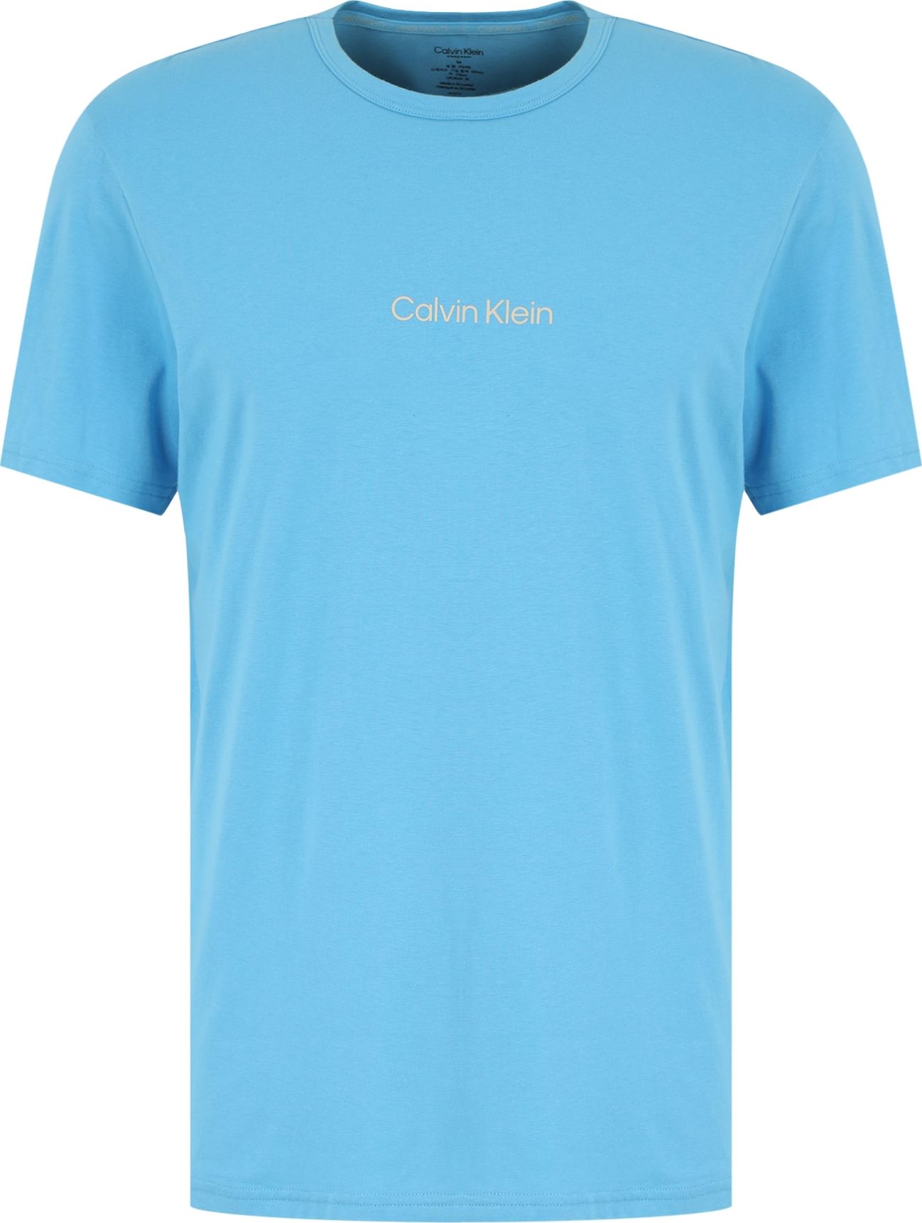 Calvin Klein Underwear Tričko nebeská modř / stříbrně šedá