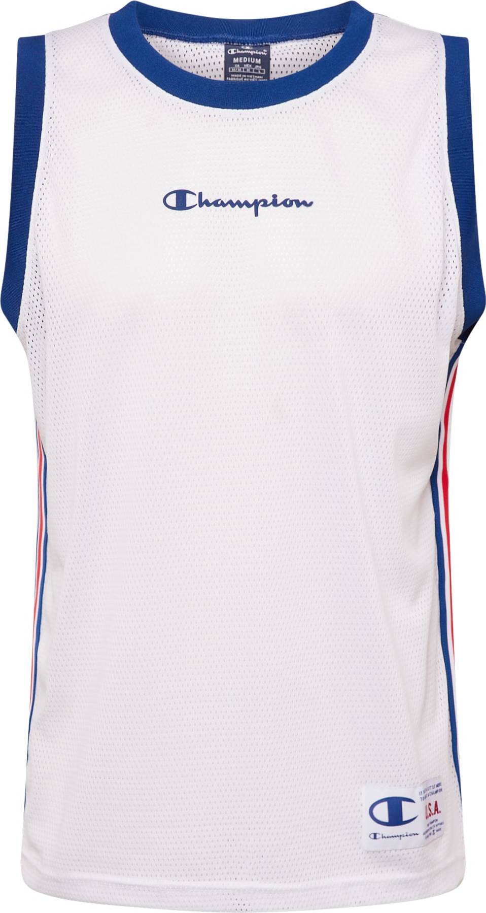 Champion Authentic Athletic Apparel Tričko královská modrá / ohnivá červená / bílá