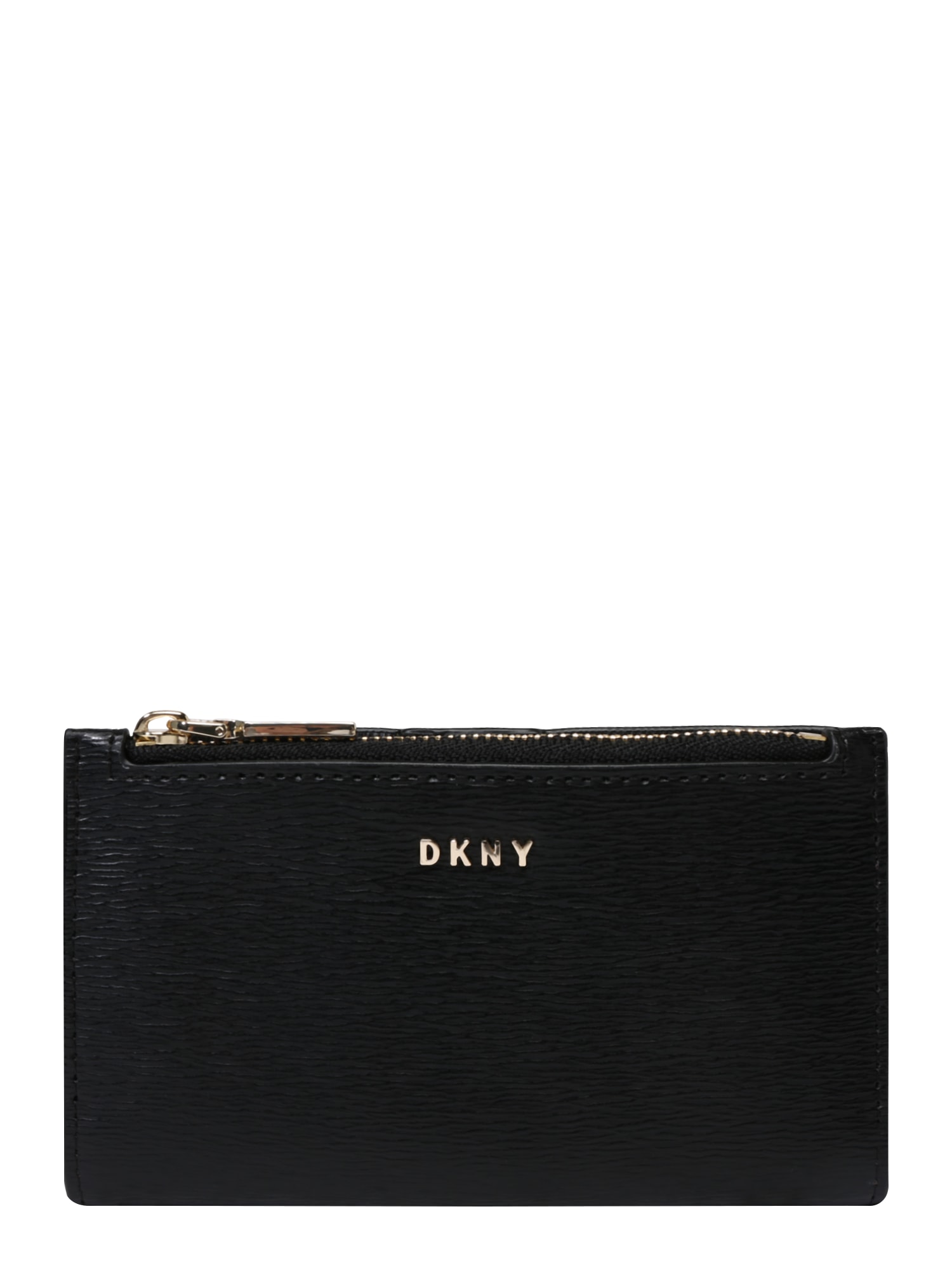 DKNY Peněženka 'BRYANT-NEW BIFOLD CA' zlatá / černá