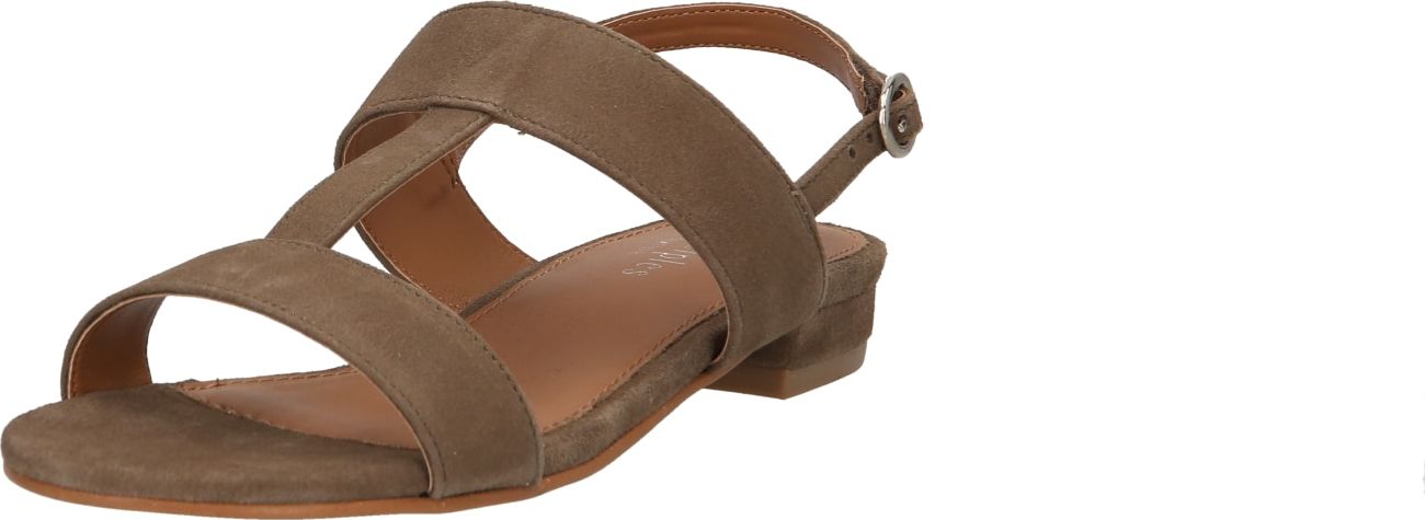 Dorothy Perkins Páskové sandály 'Bronya' khaki