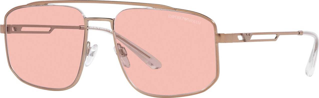 Emporio Armani Sluneční brýle růžově zlatá / růžová