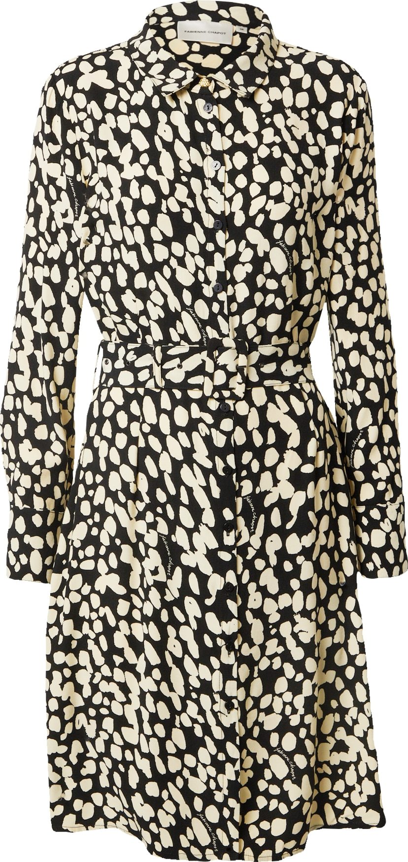 Fabienne Chapot Košilové šaty 'Hayley Jane' světle béžová / černá
