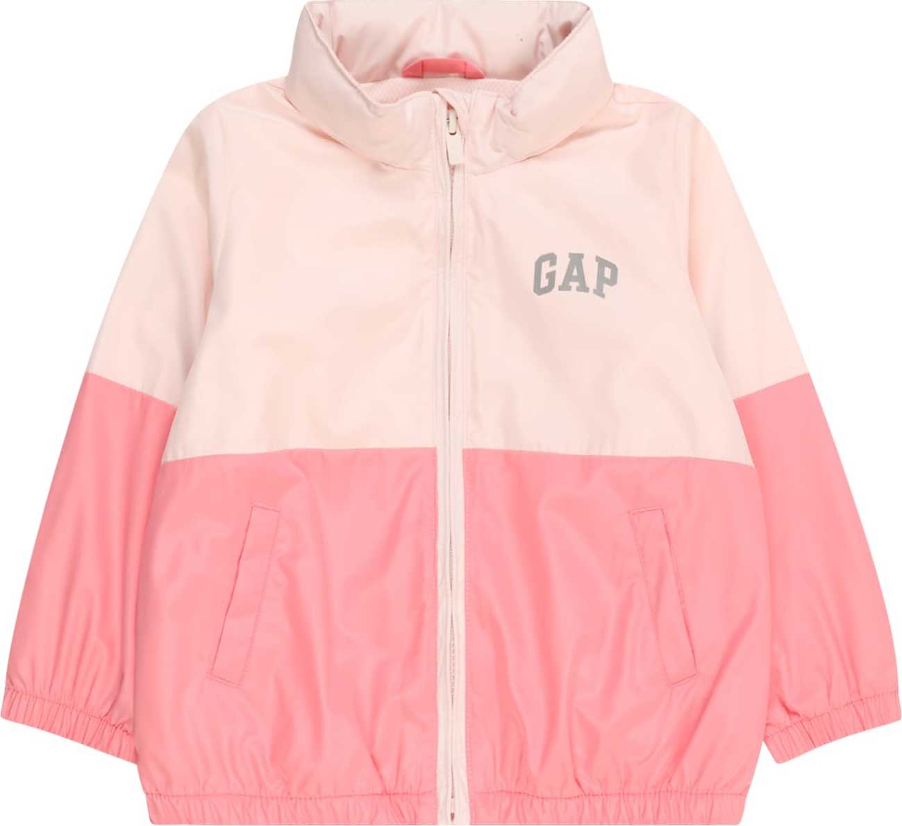 GAP Přechodná bunda pink / růžová