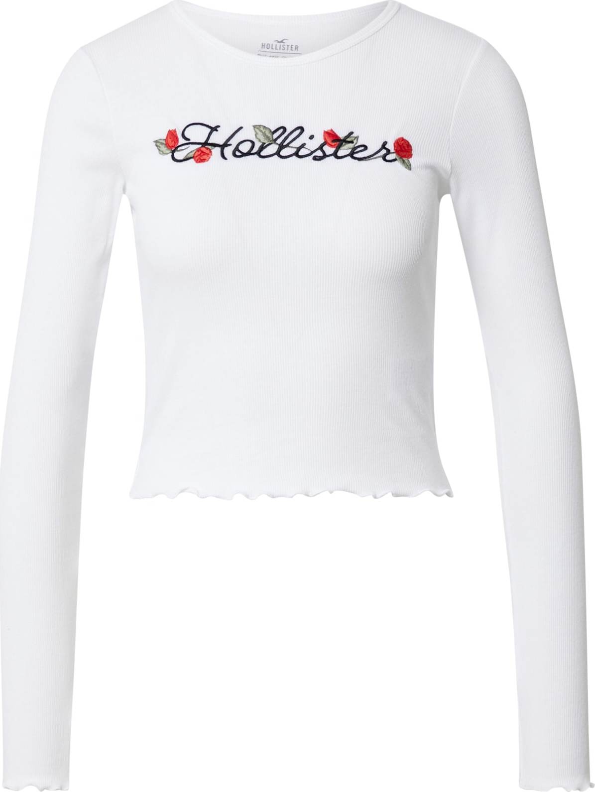 HOLLISTER Tričko 'BABY' světle zelená / ohnivá červená / černá / bílá