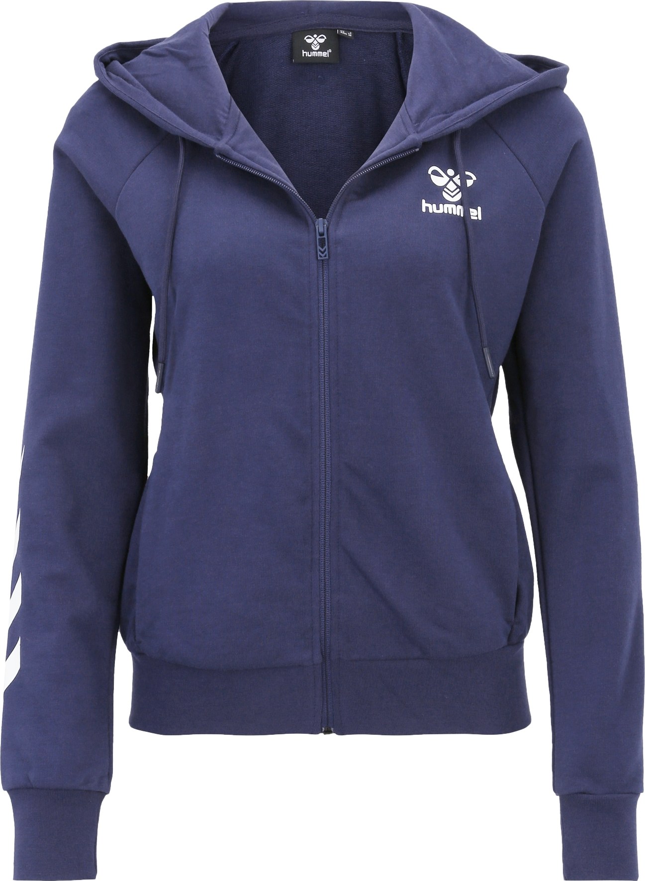 Hummel Sportovní mikina marine modrá / bílá
