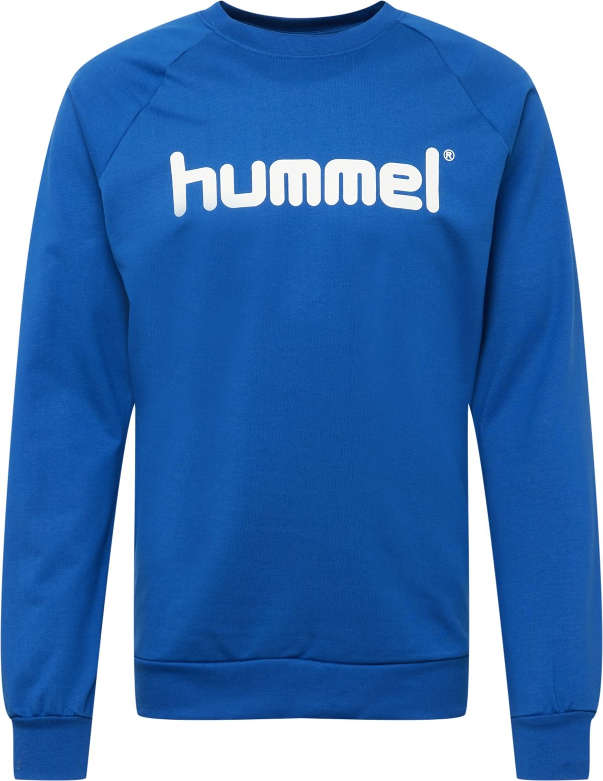 Hummel Sportovní mikina modrá / bílá