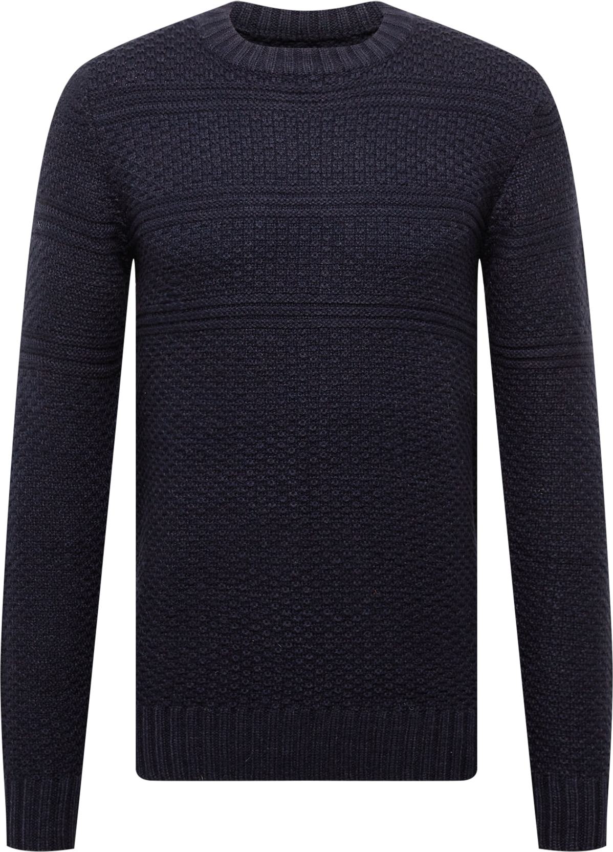 INDICODE JEANS Svetr 'Shores' námořnická modř
