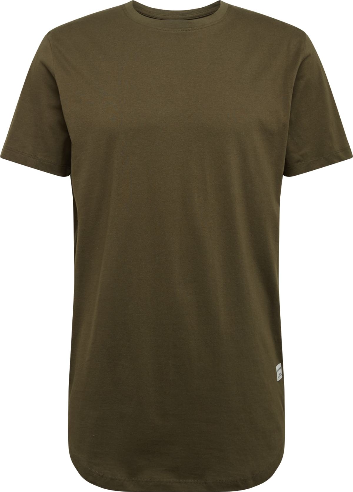 JACK & JONES Tričko 'Noa' tmavě zelená