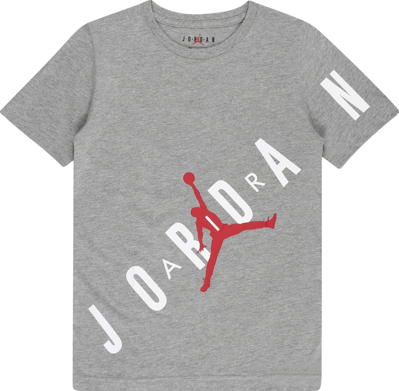 Jordan Tričko šedá / červená / bílá