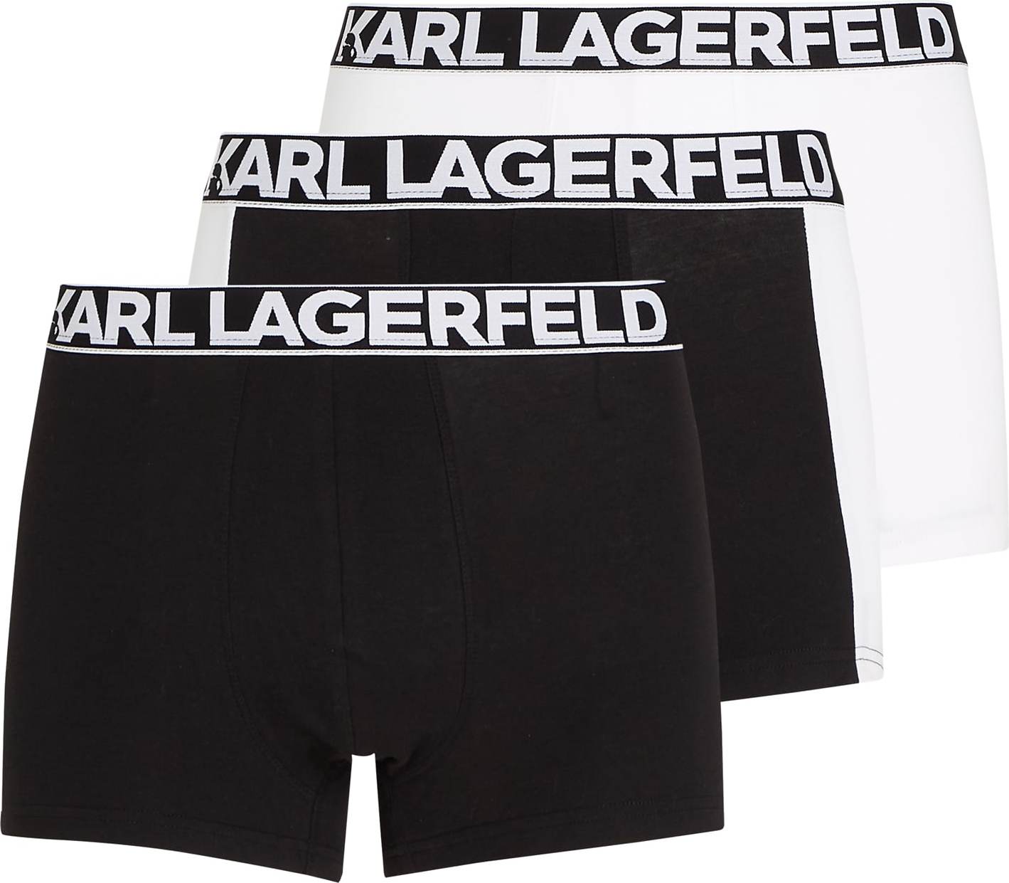 Karl Lagerfeld Boxerky černá / bílá