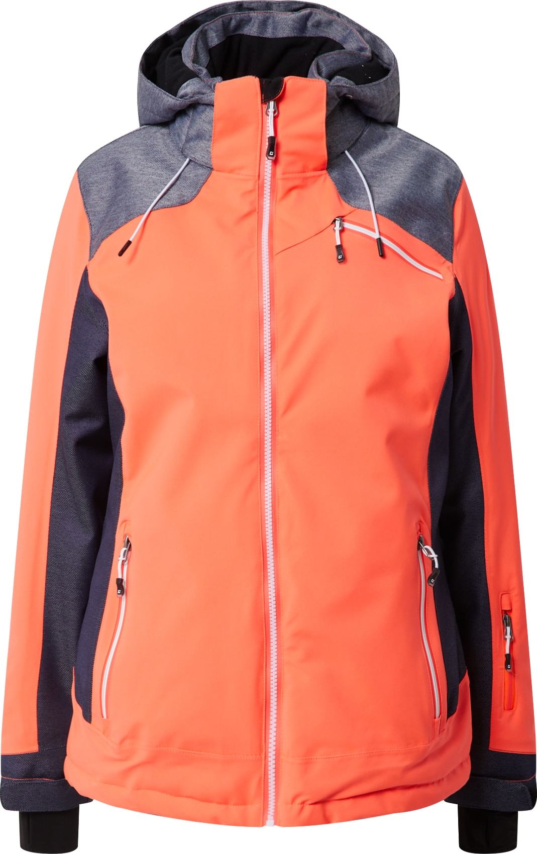 KILLTEC Sportovní bunda 'Combloux' modrá / světlemodrá / svítivě oranžová