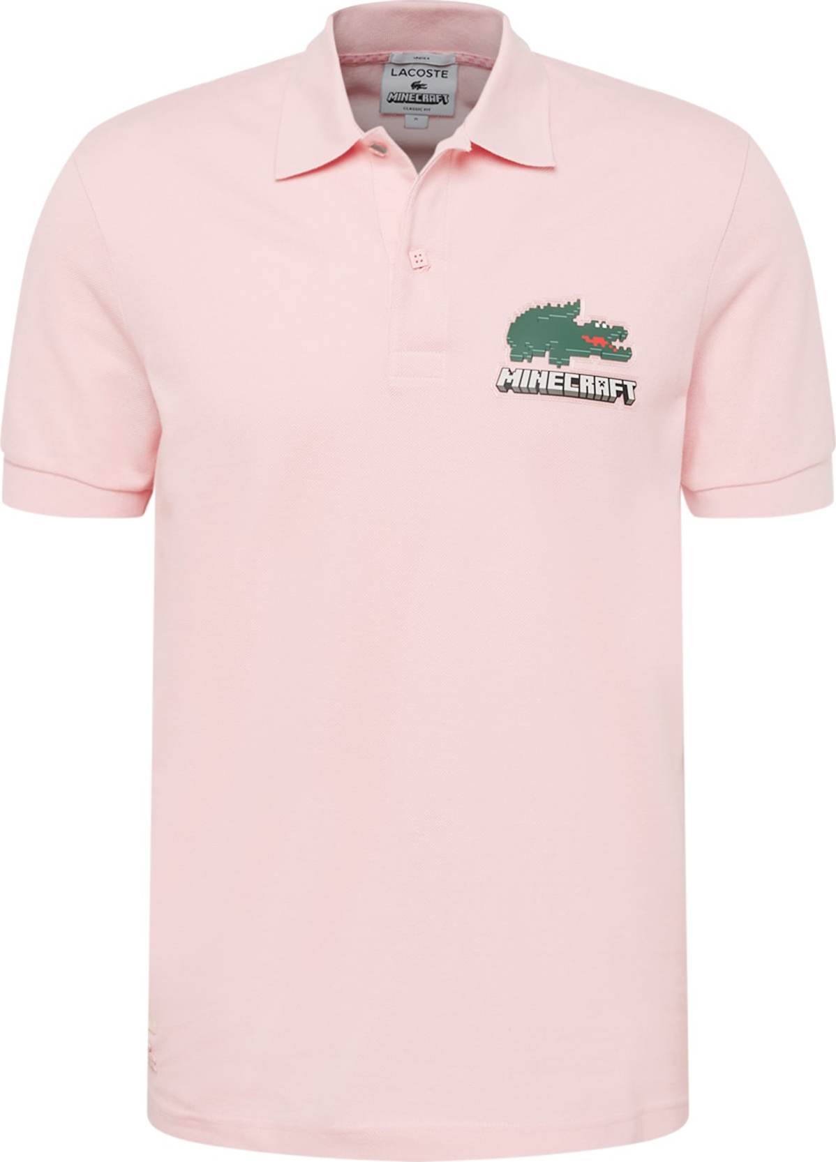 LACOSTE Tričko zelená / růžová / černá / bílá