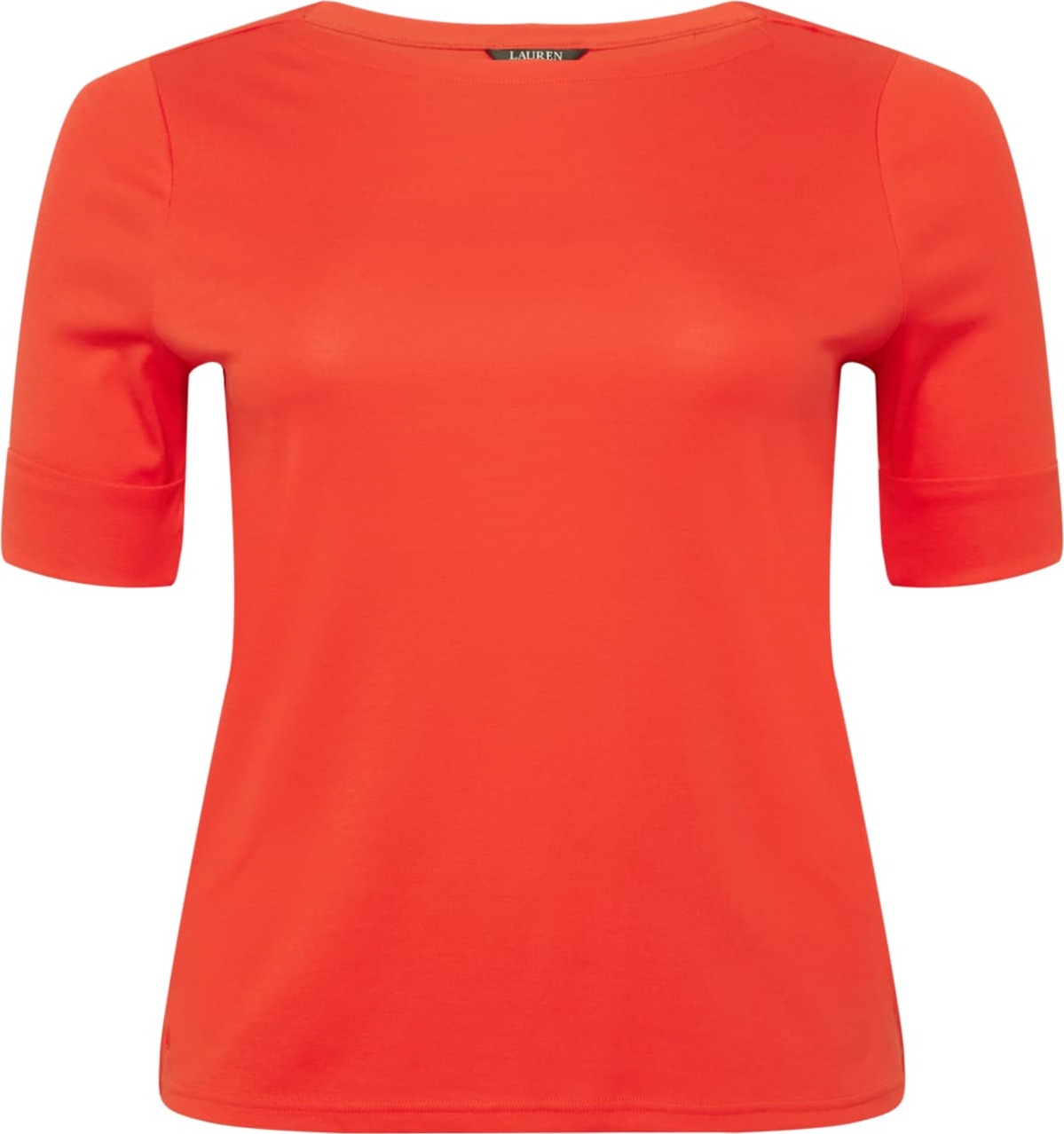 Lauren Ralph Lauren Plus Tričko 'JUDY' oranžově červená