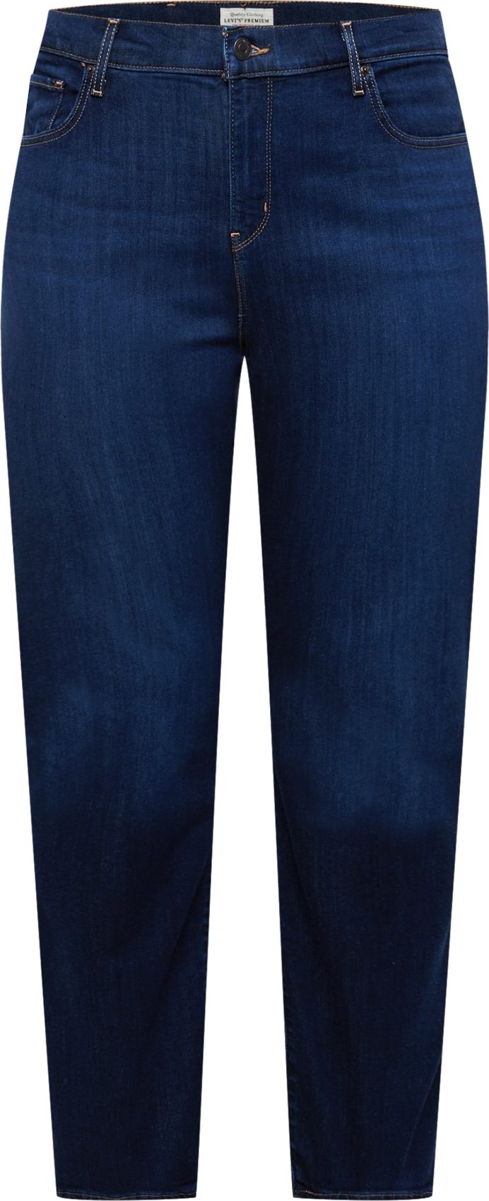 Levi's® Plus Džíny '724 PL HR STRAIGHT DARK INDIGO - WORN IN' tmavě modrá