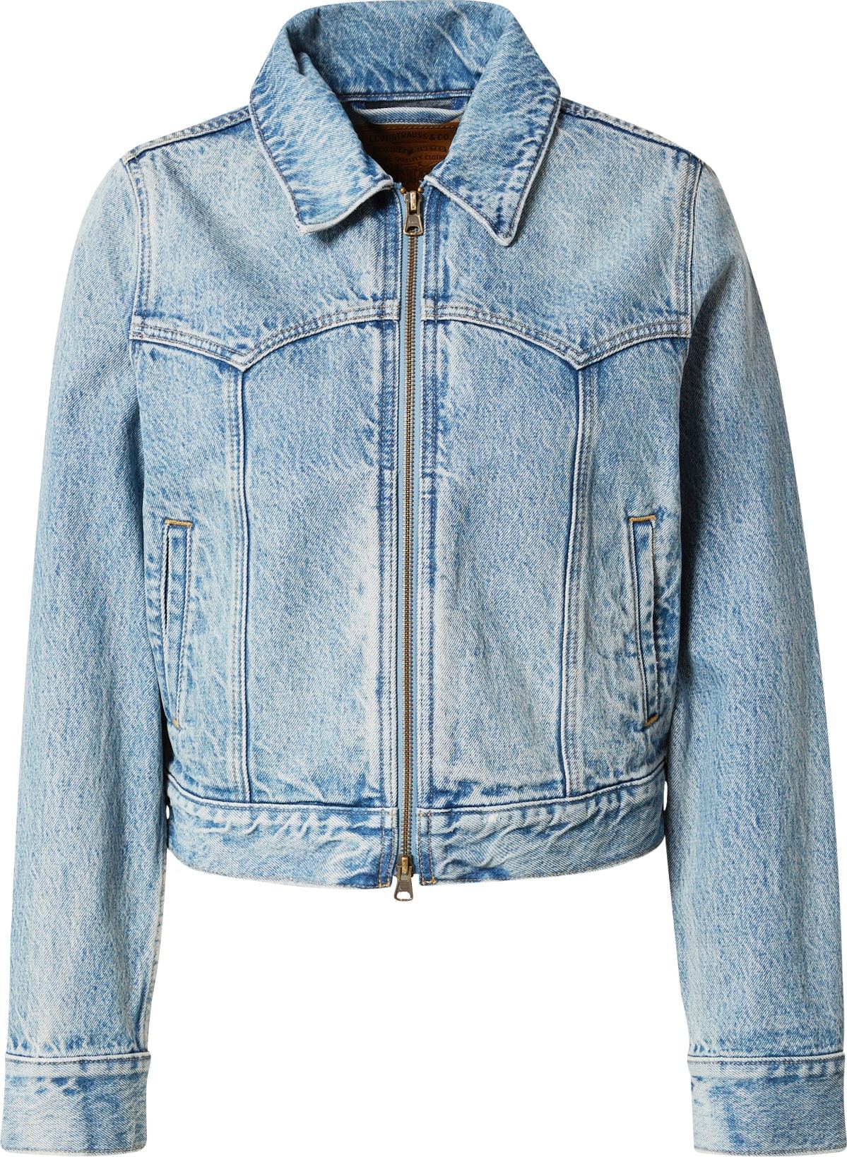 LEVI'S Přechodná bunda světlemodrá