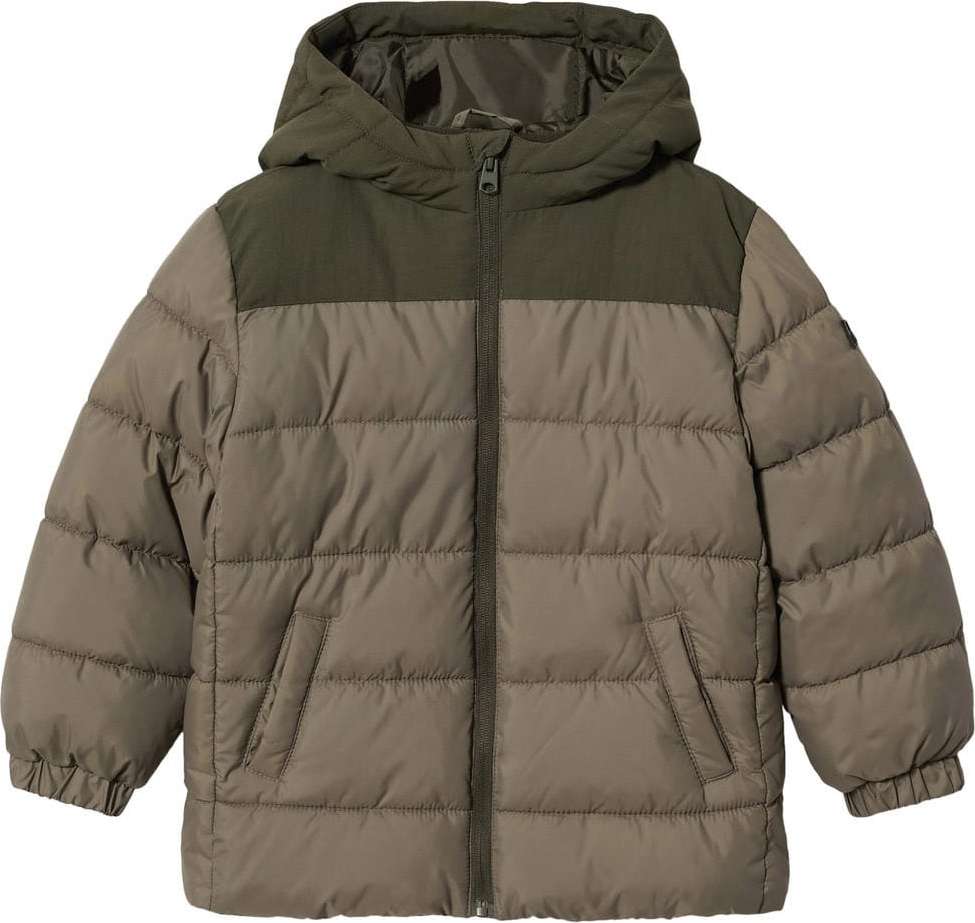 MANGO KIDS Zimní bunda 'Amerbloc' khaki / olivová