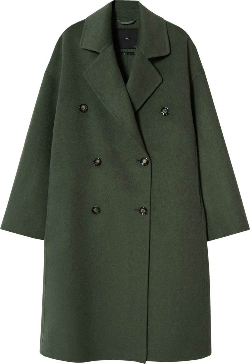 MANGO Přechodný kabát 'Picarol' tmavě zelená