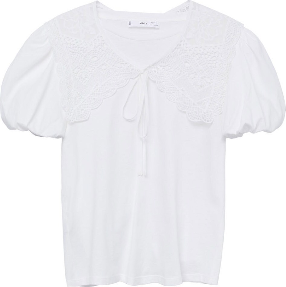 MANGO Tričko 'BOBBY' offwhite