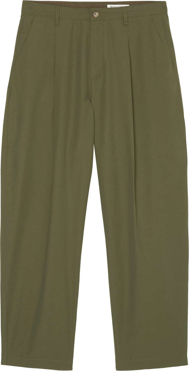 Marc O'Polo DENIM Kalhoty se sklady v pase khaki