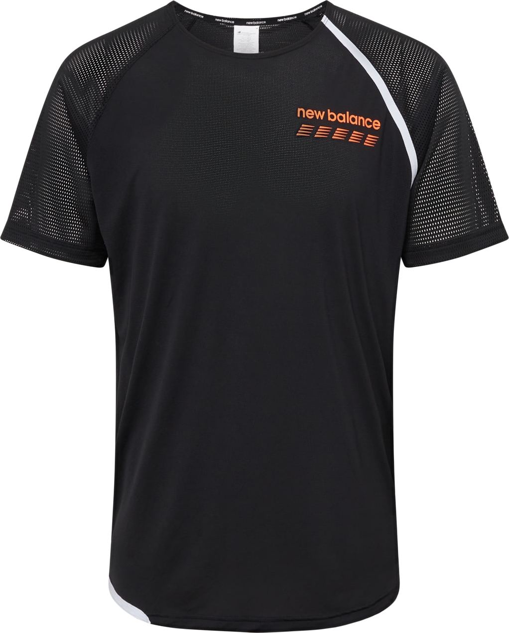 new balance Funkční tričko 'Accelerate Pacer' oranžová / černá / bílá