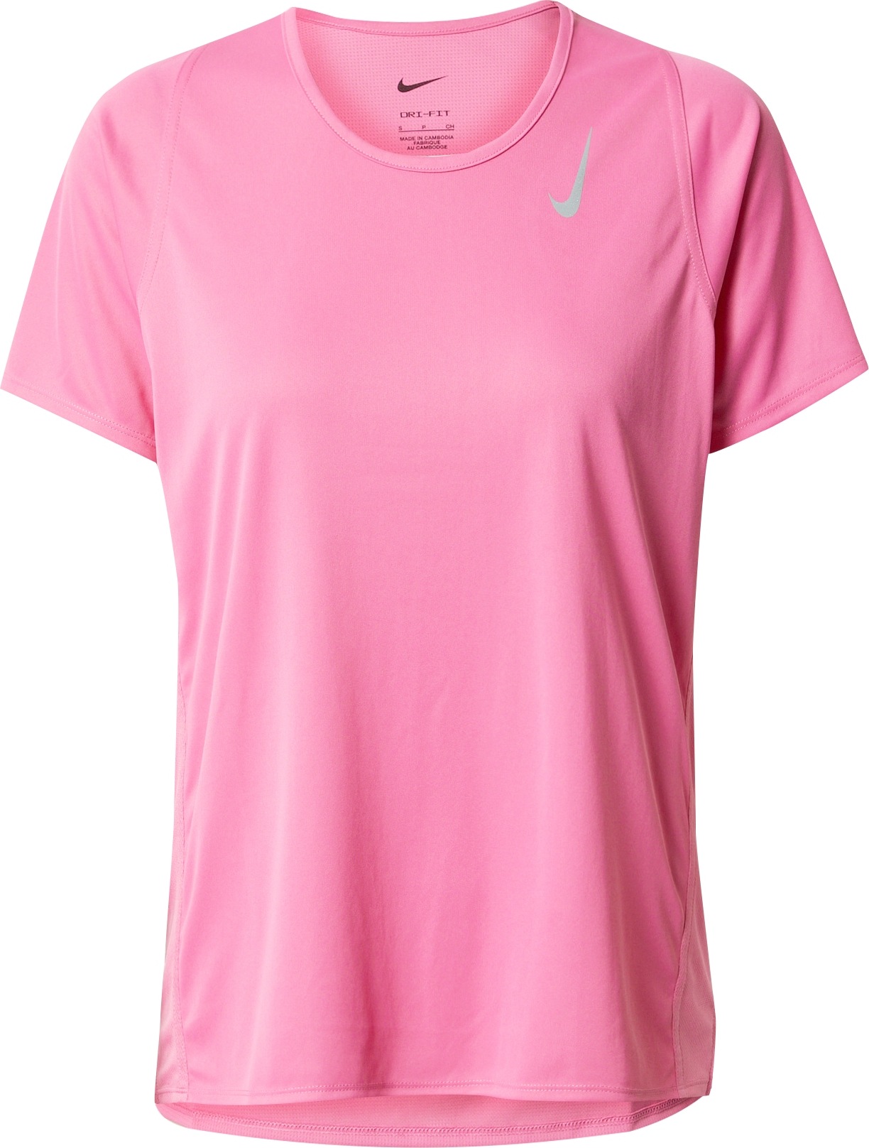 NIKE Funkční tričko šedá / pink