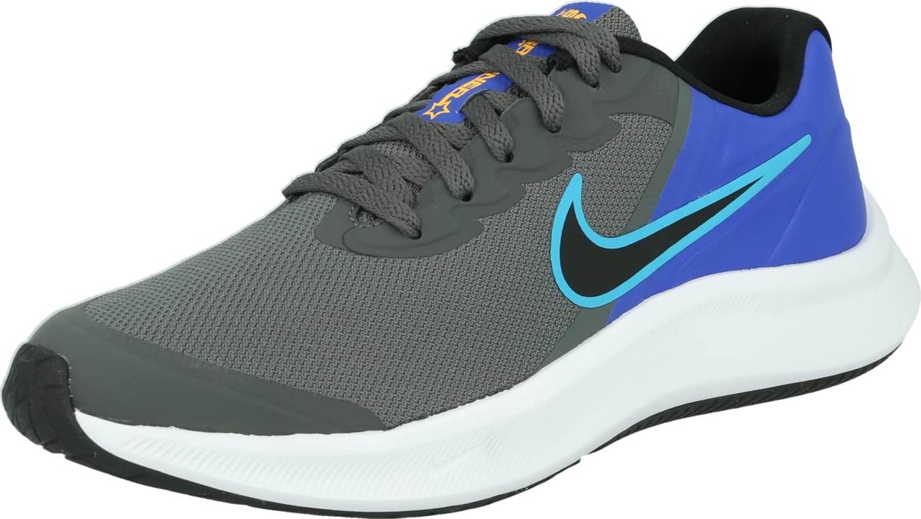 NIKE Sportovní boty modrá / aqua modrá / barvy bláta / černá
