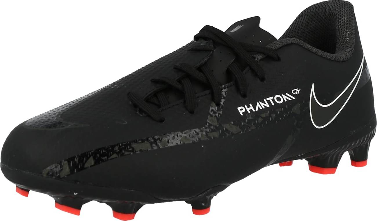 NIKE Sportovní boty 'Phantom Academy' černá / bílá