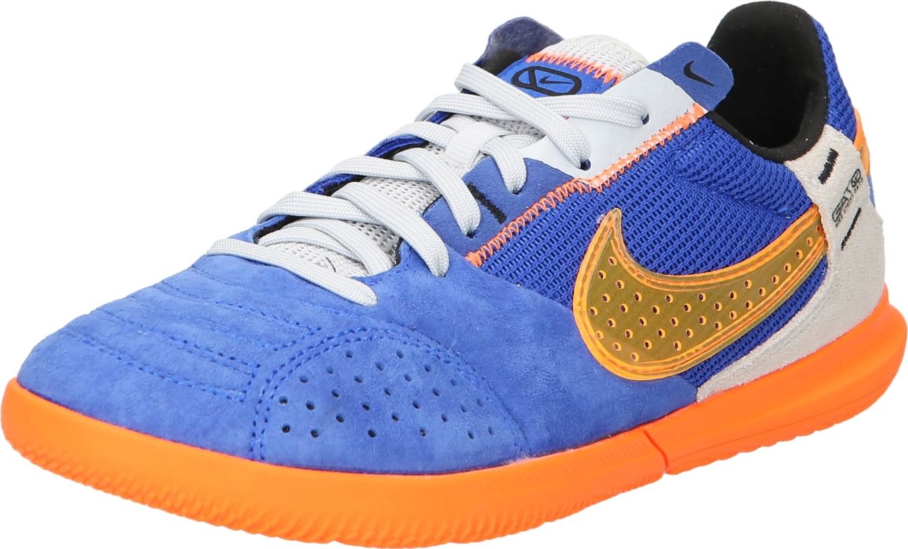 NIKE Sportovní boty 'Streetgato' královská modrá / svítivě oranžová
