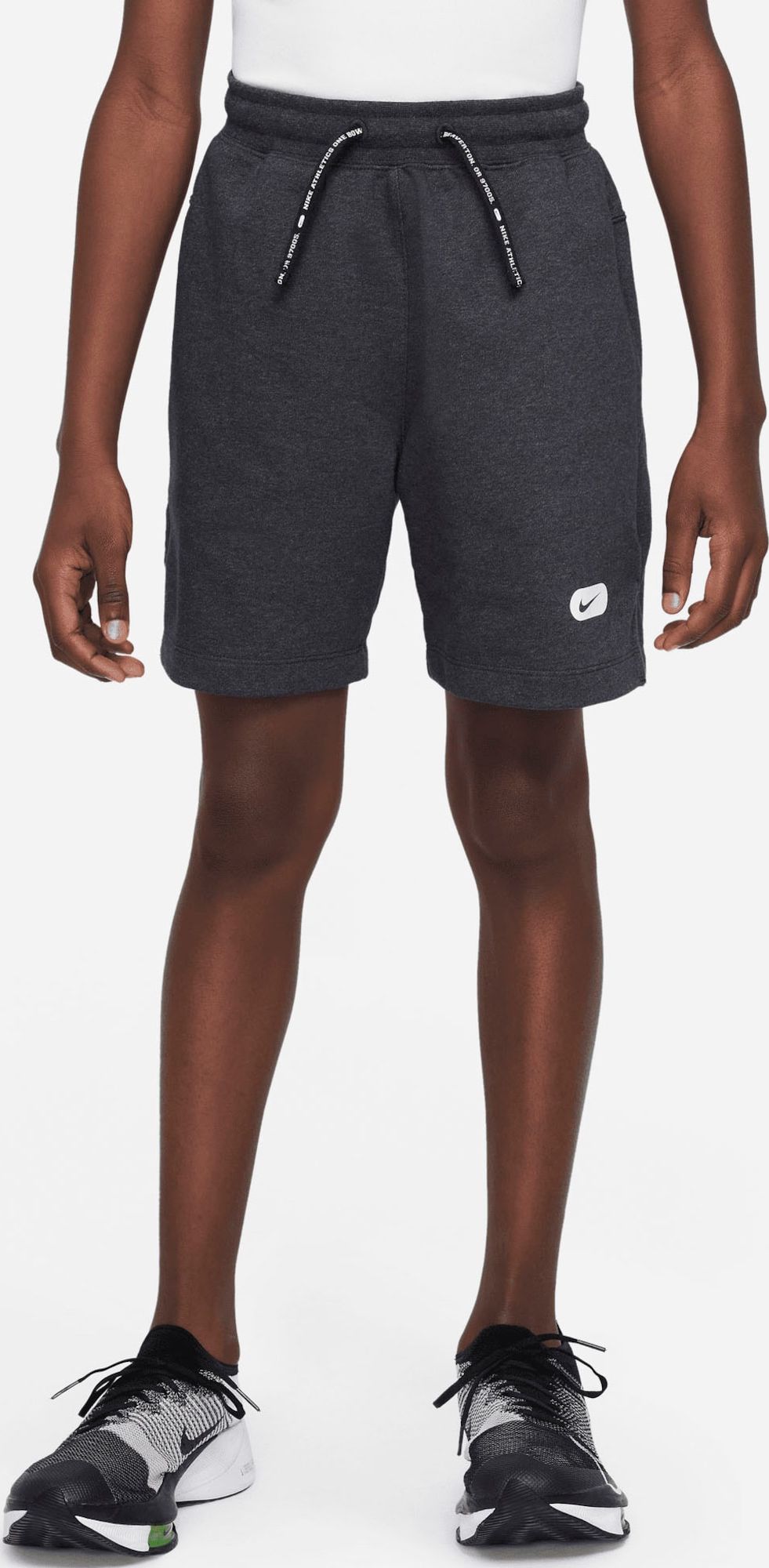 NIKE Sportovní kalhoty antracitová / černá / bílá