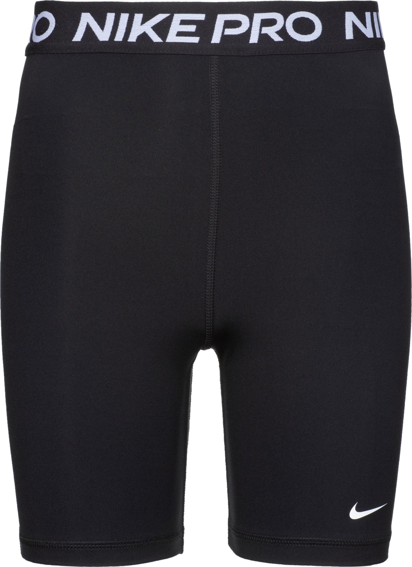 NIKE Sportovní kalhoty černá / bílá