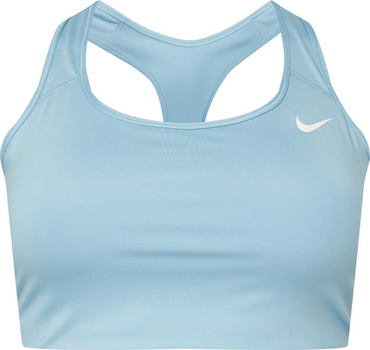 NIKE Sportovní podprsenka světlemodrá / bílá