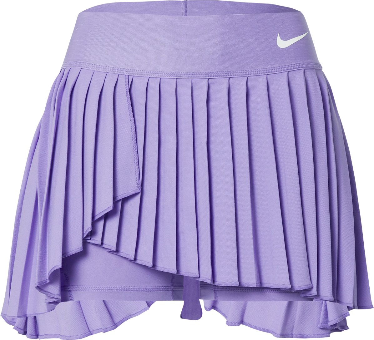 NIKE Sportovní sukně světle fialová / bílá