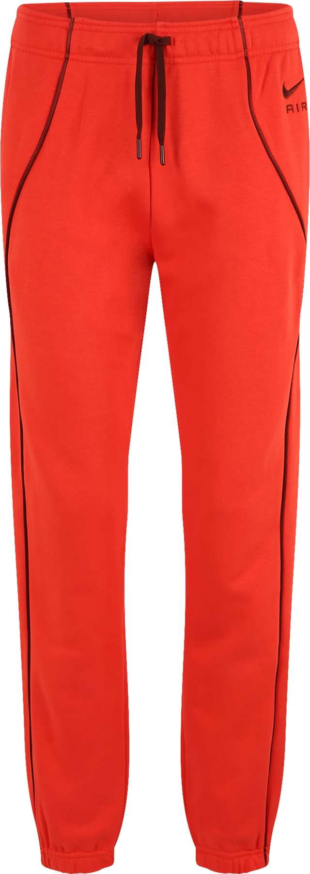 Nike Sportswear Kalhoty oranžově červená / černá