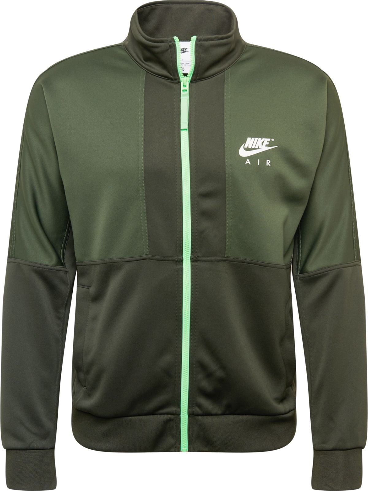 Nike Sportswear Mikina olivová / tmavě zelená / bílá