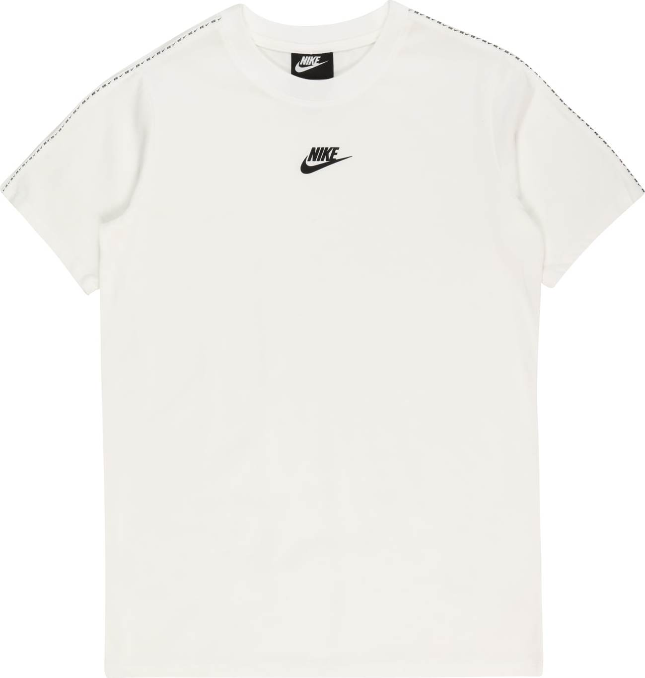 Nike Sportswear Tričko černá / bílá