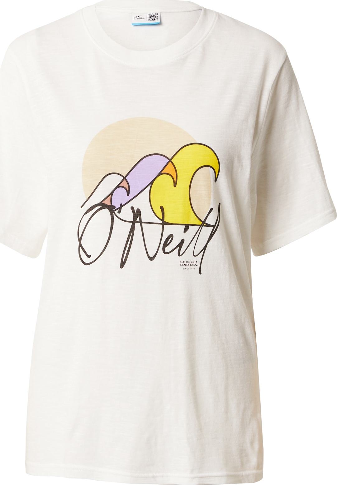 O'NEILL Funkční tričko 'Luano' žlutá / světle fialová / černá / offwhite