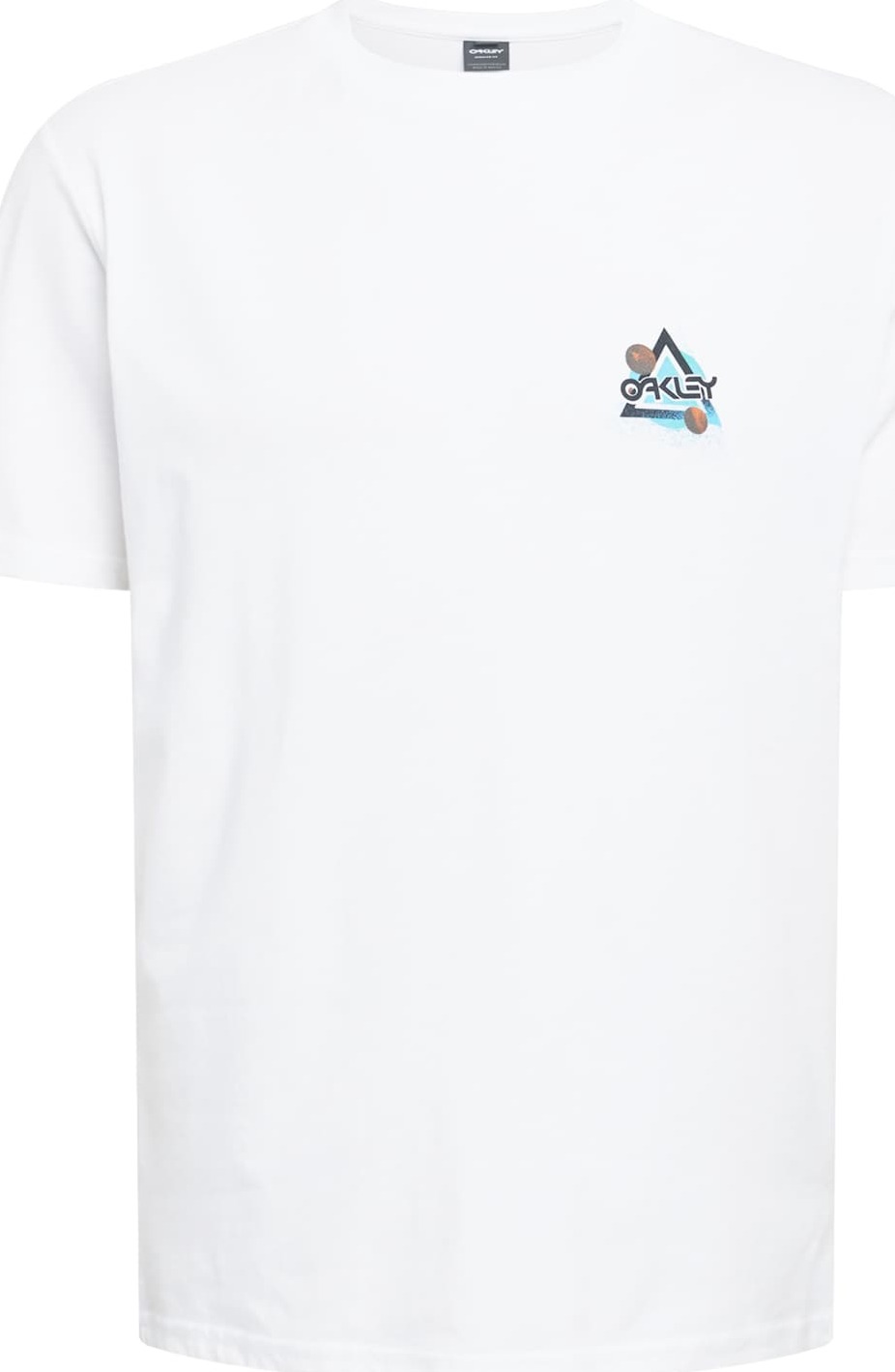 OAKLEY Funkční tričko 'SPACE POLYGON' noční modrá / světlemodrá / oranžová / bílá