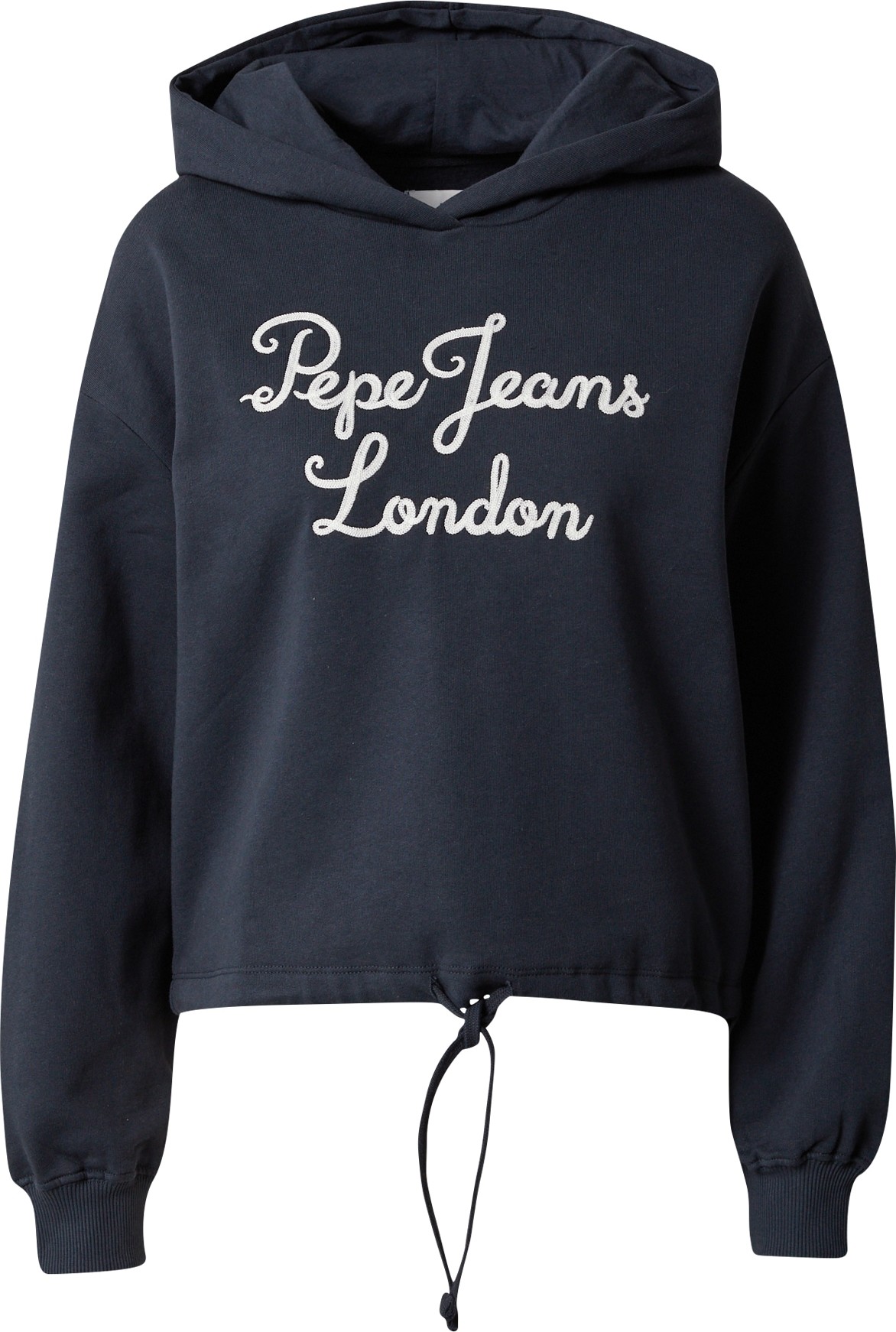 Pepe Jeans Mikina 'Mica' tmavě modrá / bílá