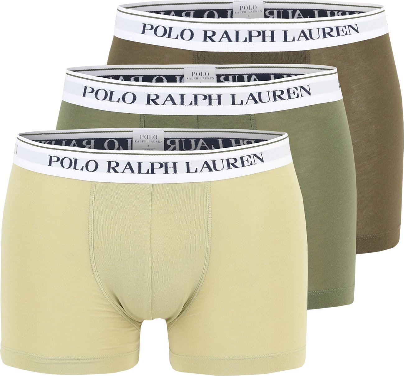 Polo Ralph Lauren Boxerky pastelově žlutá / khaki / olivová / černá / bílá