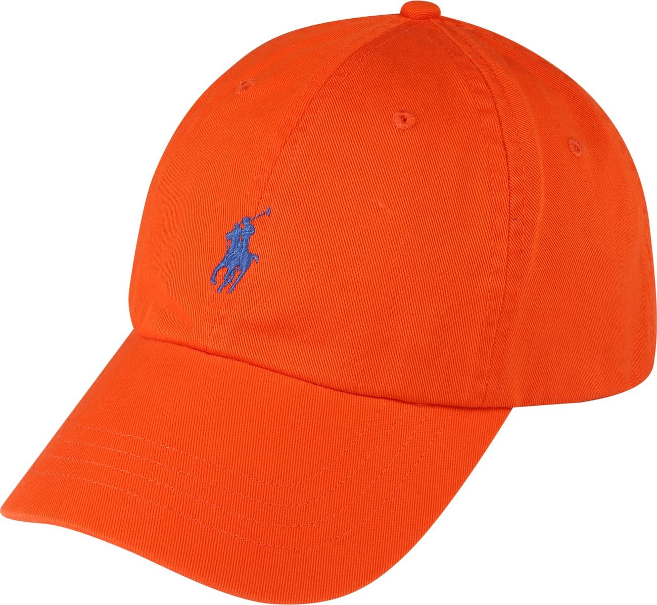 Polo Ralph Lauren Kšiltovka modrá / tmavě oranžová