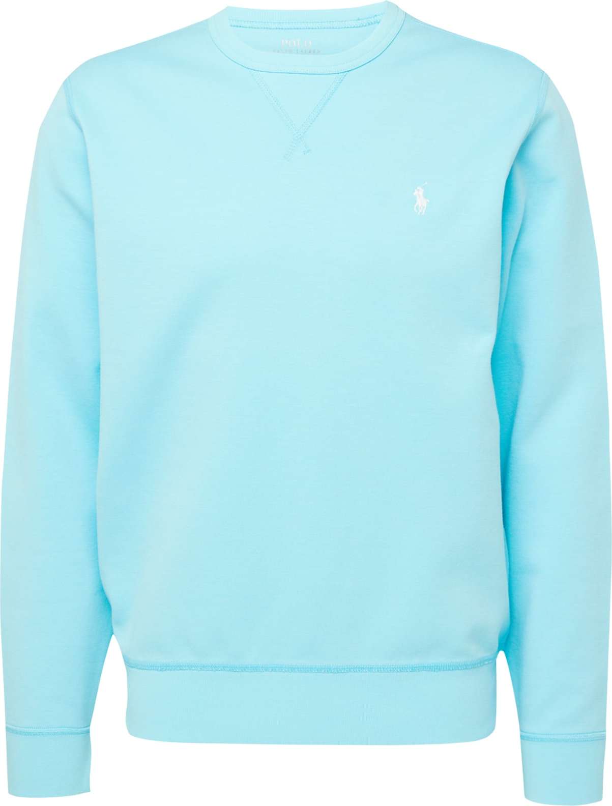 Polo Ralph Lauren Mikina aqua modrá / bílá
