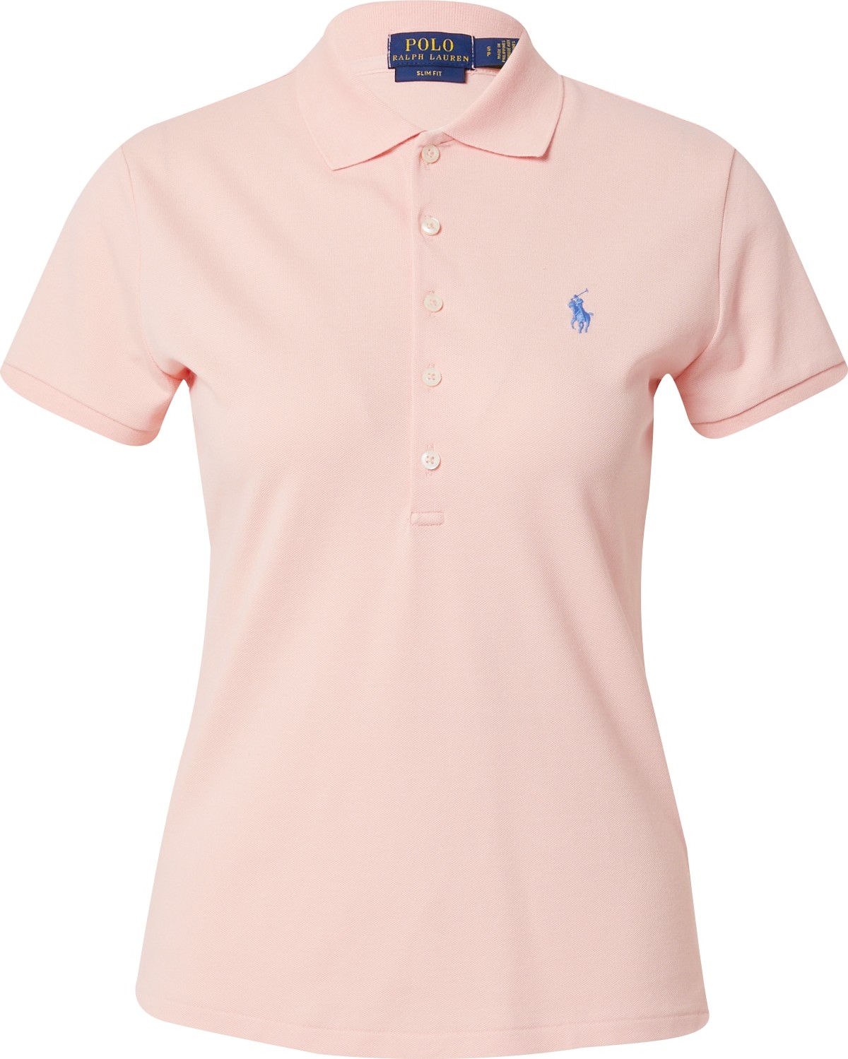 Polo Ralph Lauren Tričko 'JULIE' kouřově modrá / korálová