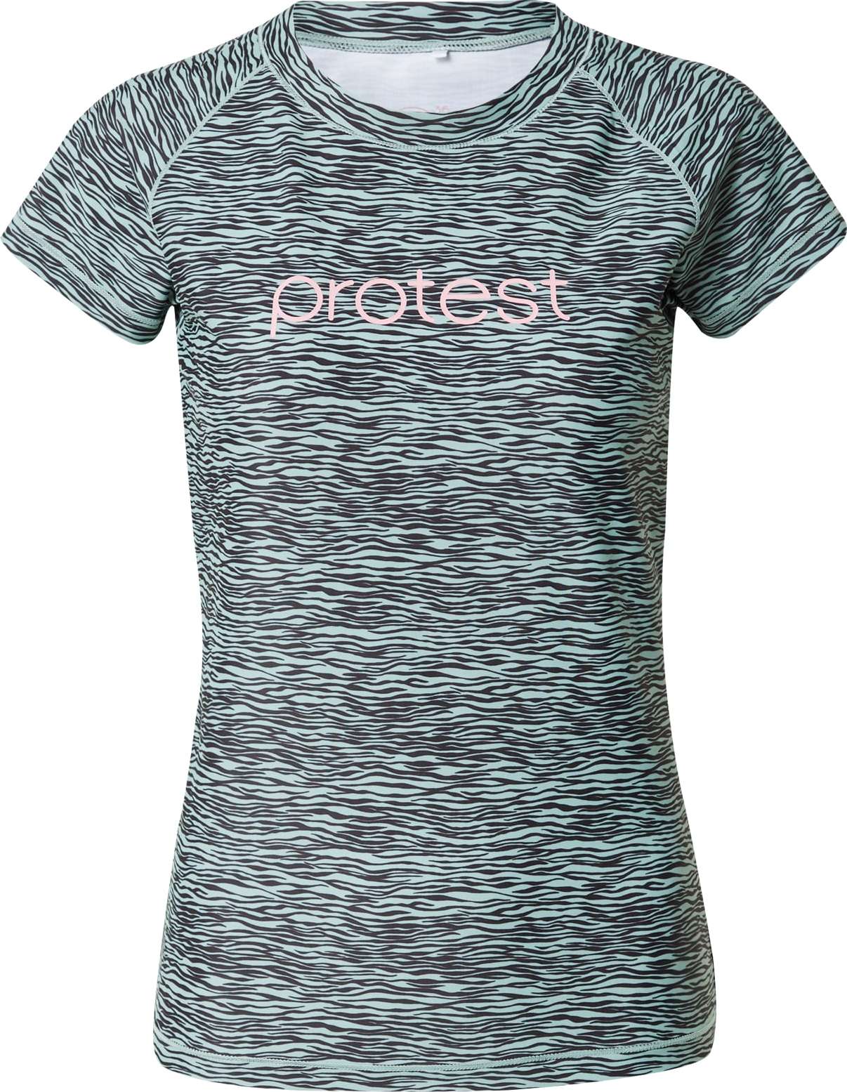 PROTEST Funkční tričko 'ICATU' světle zelená / růžová / černá