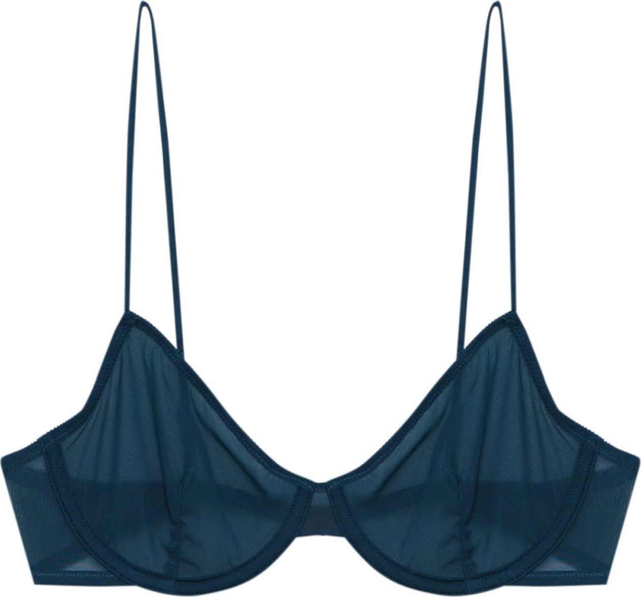 Pull&Bear Podprsenka marine modrá