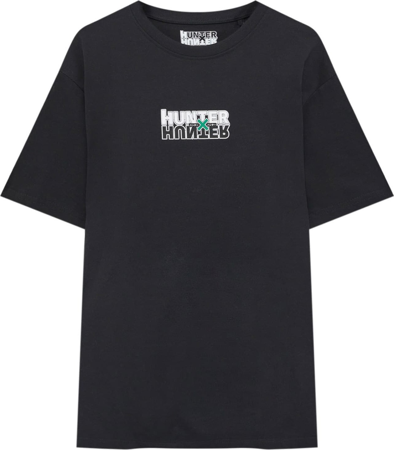 Pull&Bear Tričko modrá / zelená / černá / bílá