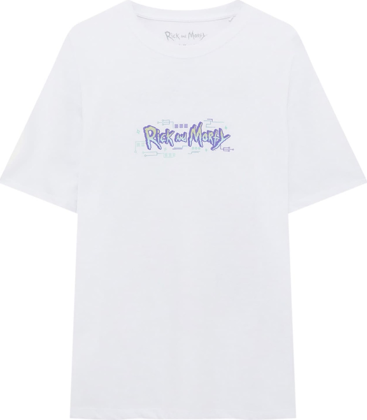 Pull&Bear Tričko žlutá / světle zelená / fialkově modrá / offwhite