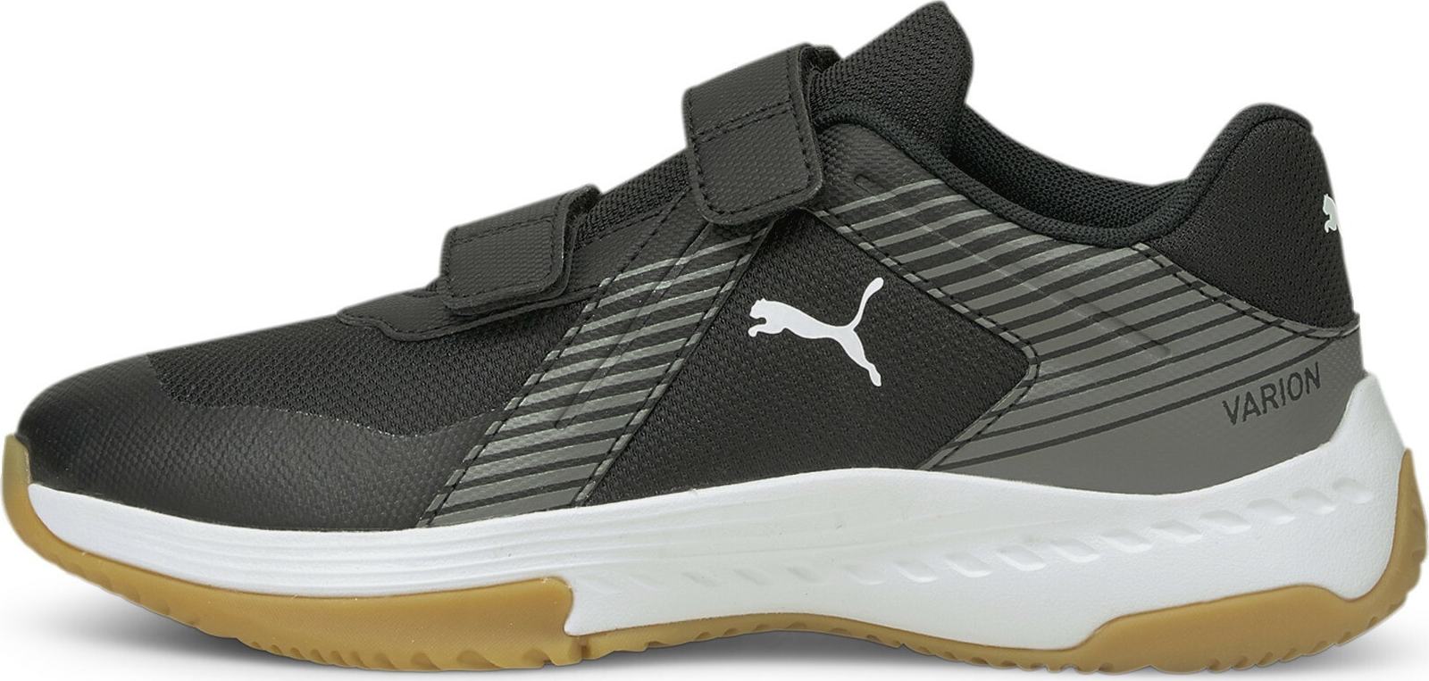 PUMA Sportovní boty šedá / černá