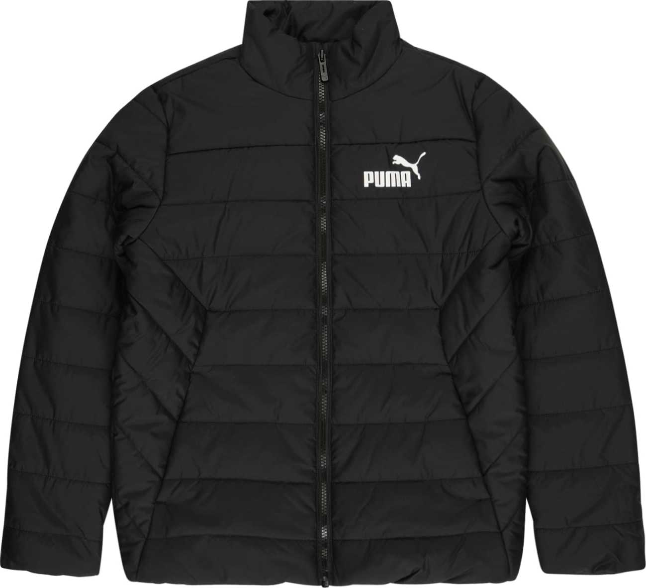 PUMA Sportovní bunda černá / bílá